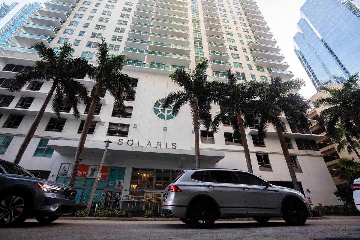 The Solaris at Brickell Bay, located at 186 SE 12th Terrace in Miami, is pictured Tuesday, Jan. 21.