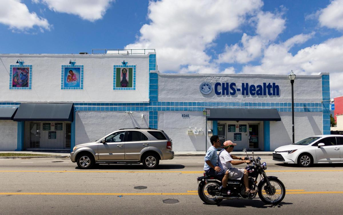 An exterior view of the Center for Haitian Studies on Friday, March, 17, 2023, in Miami. The center, which is about to celebrate its 35-year anniversary, is also a health clinic and was at the forefront of battling the HIV/AIDS epidemic in the Haitian community.