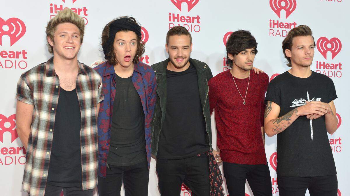 One Direction before the band members went their separate ways in August 2015.