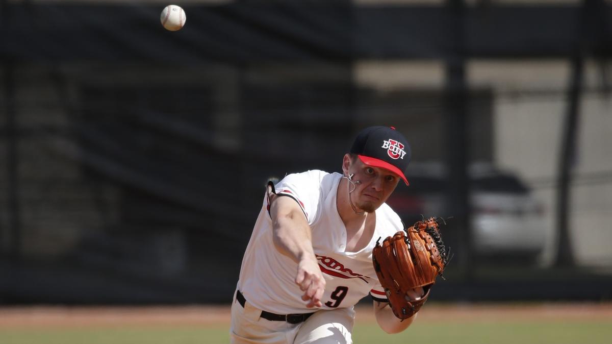 Barry University’s Myles Gayman, now a member of the Cincinnati Reds organization.