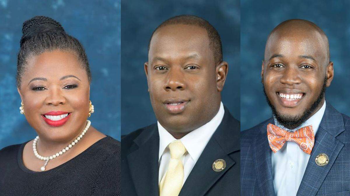 Miami Gardens incumbents Katrina Wilson, Reggie Leon and Robert Stephens III