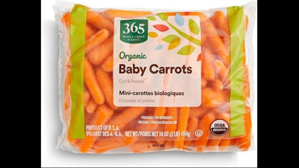 Whole Foods Market 365 Organic Baby Carrots have been recalled.