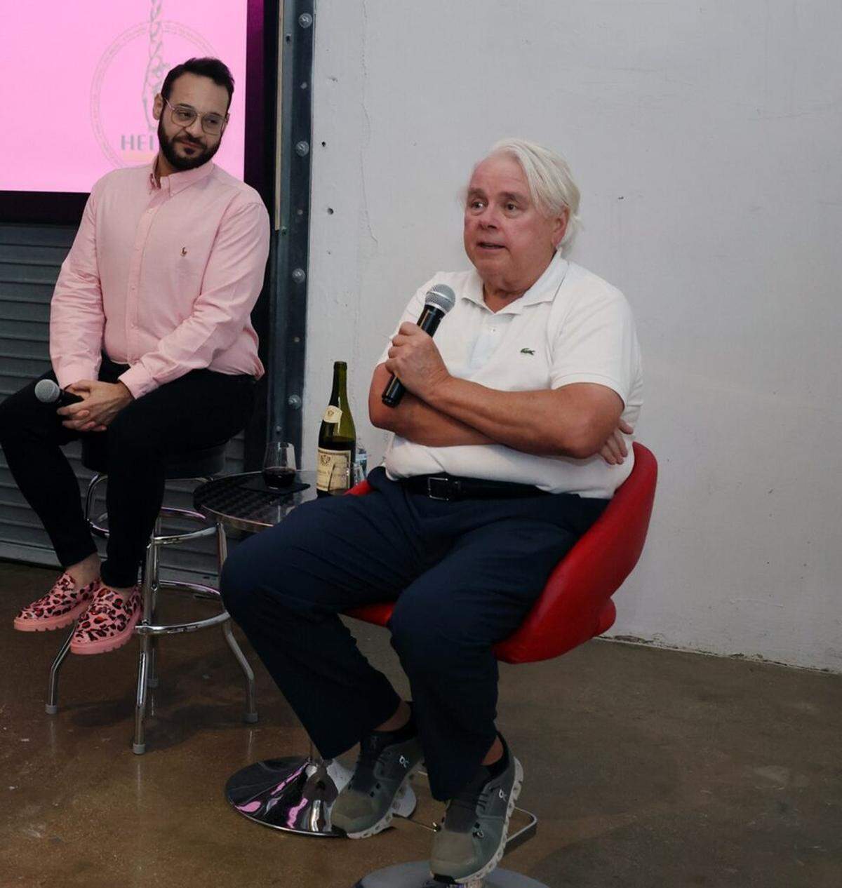 Filmmakers Kareem Tabsch, left, and Dennis Scholl will discuss their film “Naked Ambition” at Coral Gables Art Cinema and O Cinema during it opening weekend in South Florida.