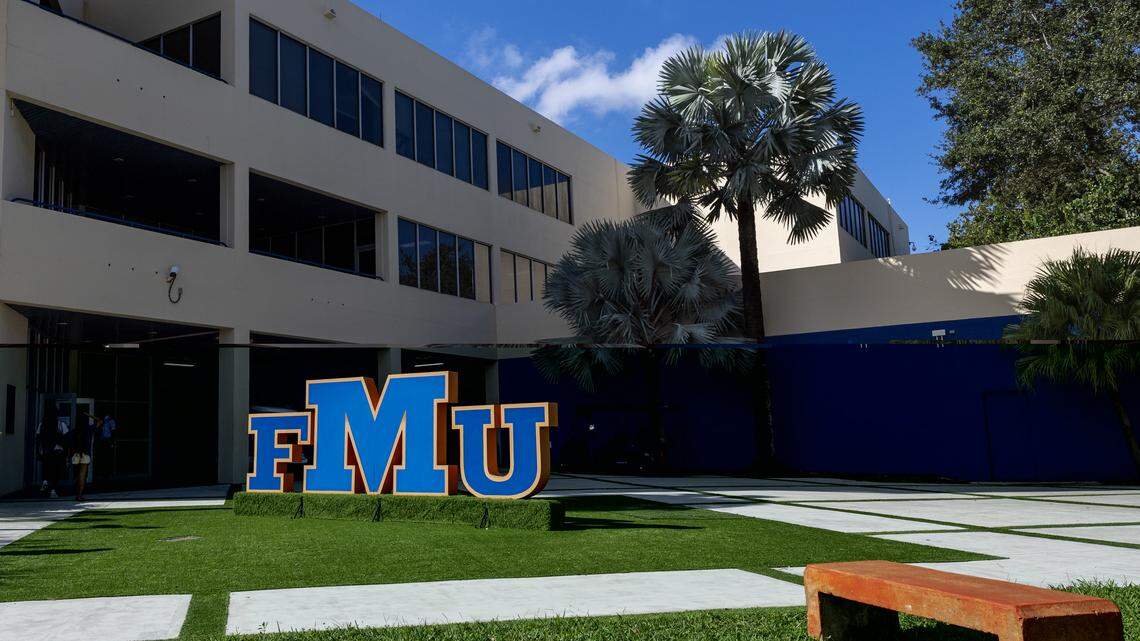 An exterior view of the William Lehman Aviation Center during an event at Florida Memorial on Thursday, October 24, 2024, in Miami Gardens, Fla. A student was raped on campus Sunday, Jan. 25, 2026, police say. 