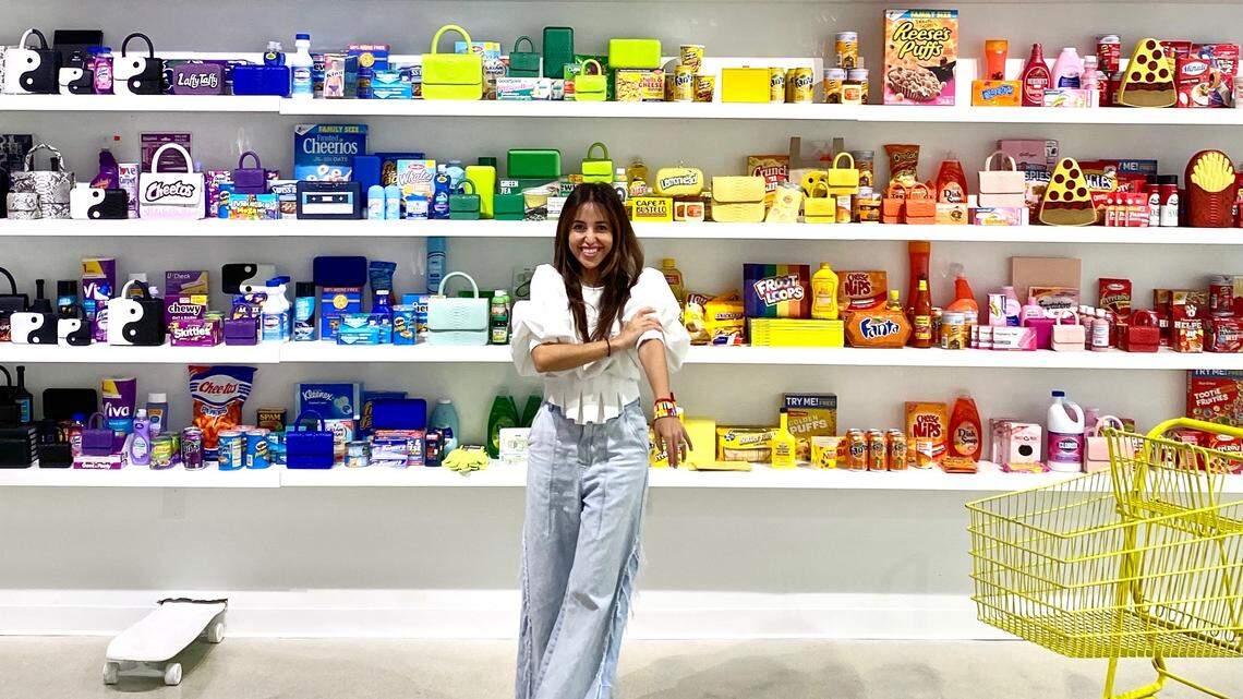 This local designer went from creating luxury handbags to teaming up with DJ Khaled to raise funds