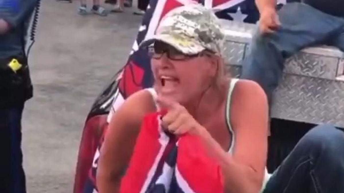 Kathy Jenkins says that she is ever so sorry that she shouted out hateful things at a Black Lives Matter rally in Branson, Missouri.