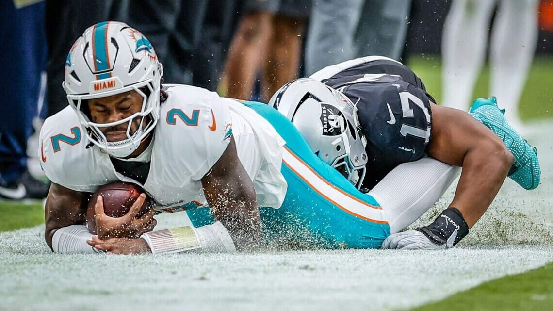 Los nuevos Dolphins muestran en su debut que todavía están muy verdes para la NFL