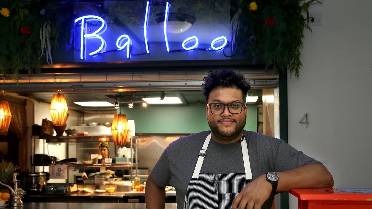 Timon Balloo, one of Miami’s top chefs, has rediscovered his roots and in showing off what he calls “modern home cooking” at his new restaurant, Balloo, in downtown Miami.