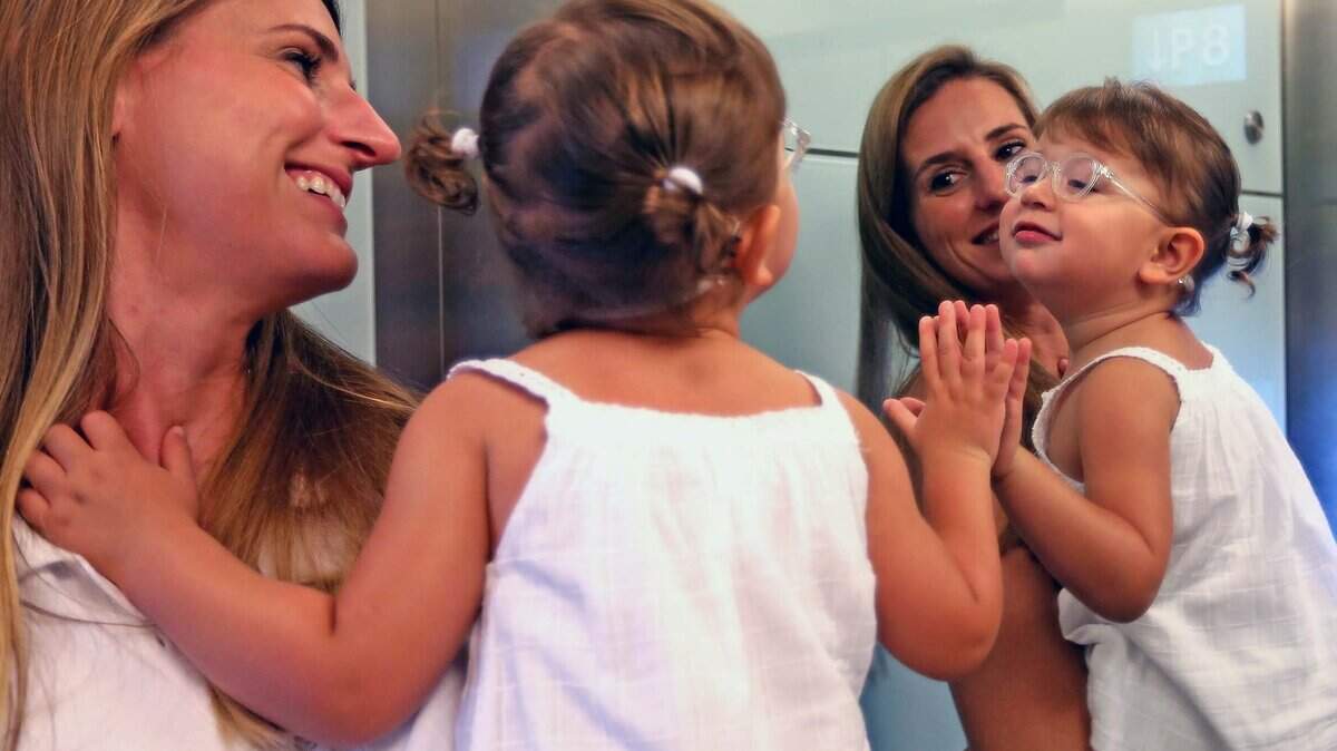 Carolina Escudero with her daughter Adriana. Carolina Escudero received the devastating news six hours after the birth of her daughter, Adriana Escurdero-Harmer, that the infant’s cloudy corneas spelled trouble. She was diagnosed with pediatric glaucoma.