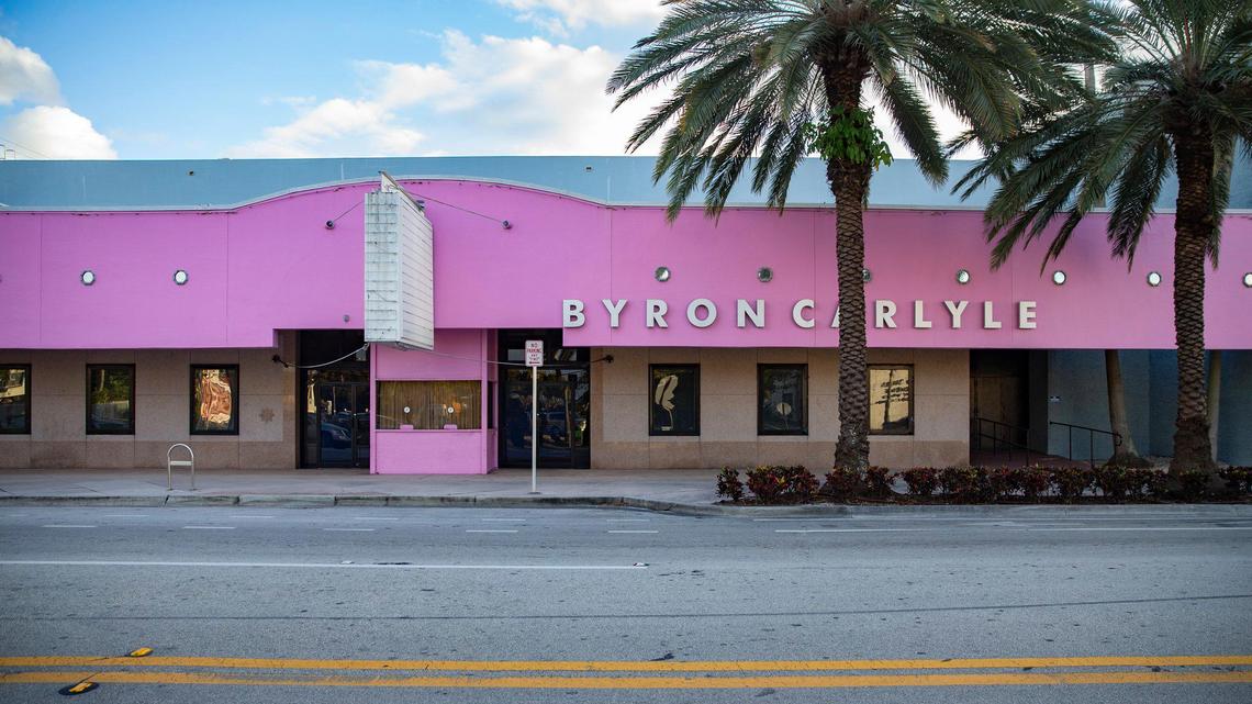 The Byron Carlyle Theater on Miami Beach on Friday, January 29, 2021. A group of residents is fighting a proposal to develop an apartment building at the site of the iconic theater.