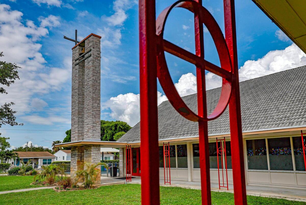 St. John’s Lutheran Church in Hollywood, Florida on Friday, June 20, 2025. This church is set to celebrate 100 years of service next year and is one of the oldest churches in Hollywood.