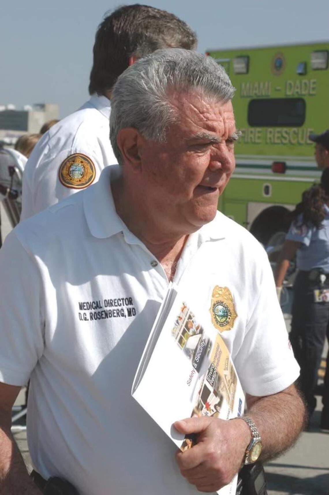 Dr. Donald Rosenberg became medical director at Miami-Dade Fire Rescue in the early 1990s.