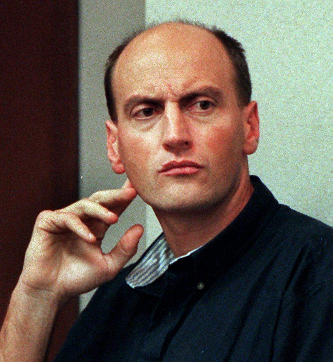 Murder suspect Enrico Forti in courtroom at the Richard E. Gerstein Justice Building, Feb. 25, 1998.