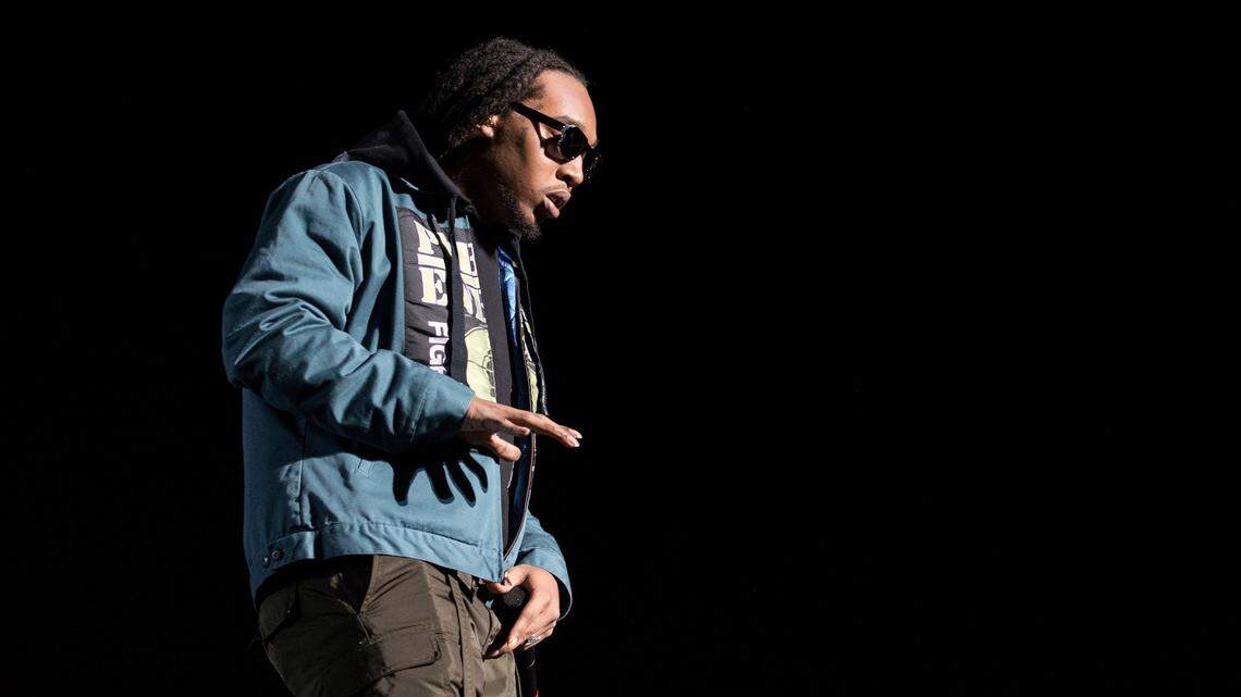 Rapper Takeoff, of the Migos, performs at Astroworld Festival on Nov. 9, 2019. in Houston, TX. The rapper was attending a birthday party at a bowling alley in Downtown Houston when he was killed in the early morning hours of Nov. 1, 2022.