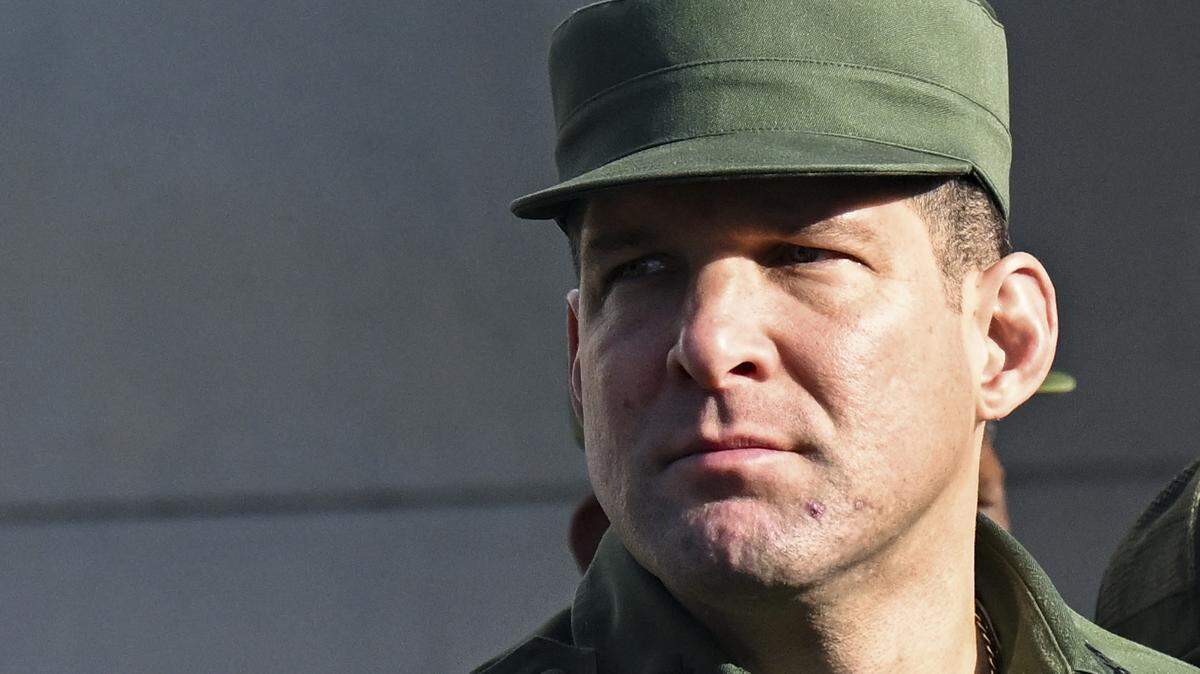 Cuba Col. Raul Guillermo Rodríguez Castro, grandson of Raúl Castro, attends the funeral of 32 Cuban soldiers killed during the U.S. incursion in Venezuela. 