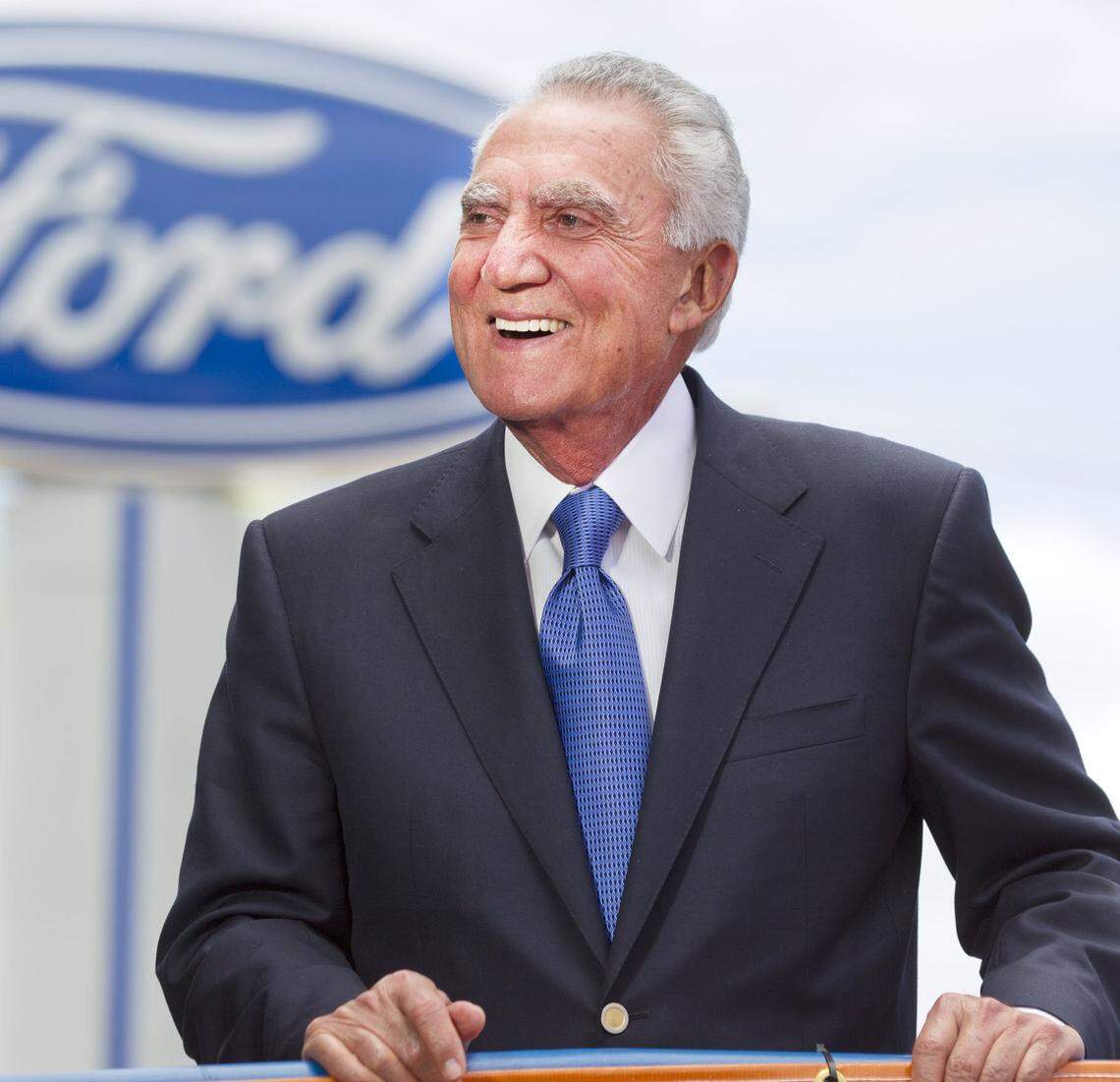 Gus Machado, namesake of Ford car dealerships in South Florida, including Hialeah, in April 2012 .