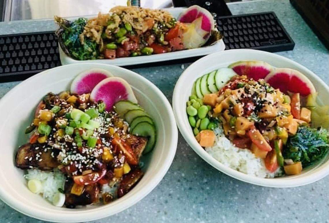 Poké in the Rear serves up poké bowls behind a Duval Street bar.