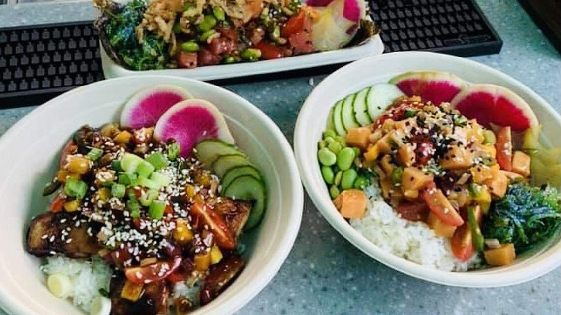 Poké in the Rear serves up poké bowls behind a Duval Street bar.