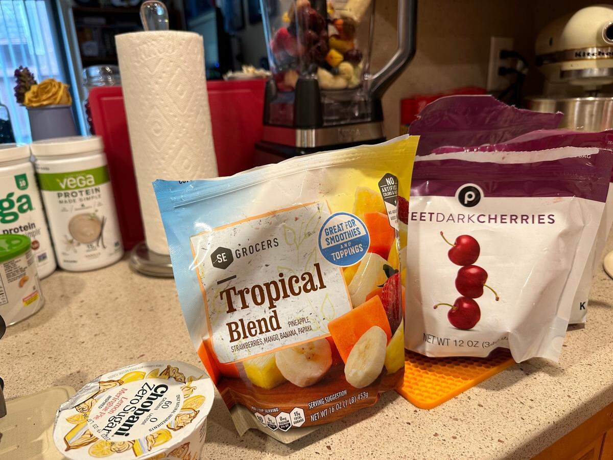 Grocery retailers like Florida-based Southeastern Grocers and Publix market their own products like these branded frozen fruit packages, as well as breads and other foods and household supplies. Aldi also sells its own product line.