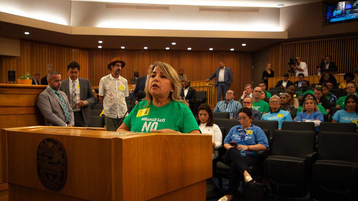 Elizabeth Vale told the county commission the new site proposed at the tree farm is no better than the Airport West option. The vote for where the new trash incinerator will go is next week.