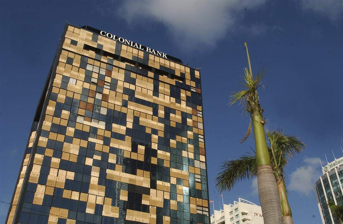 Colonial Bank in Miami was hit hard by Hurricane Wilma.