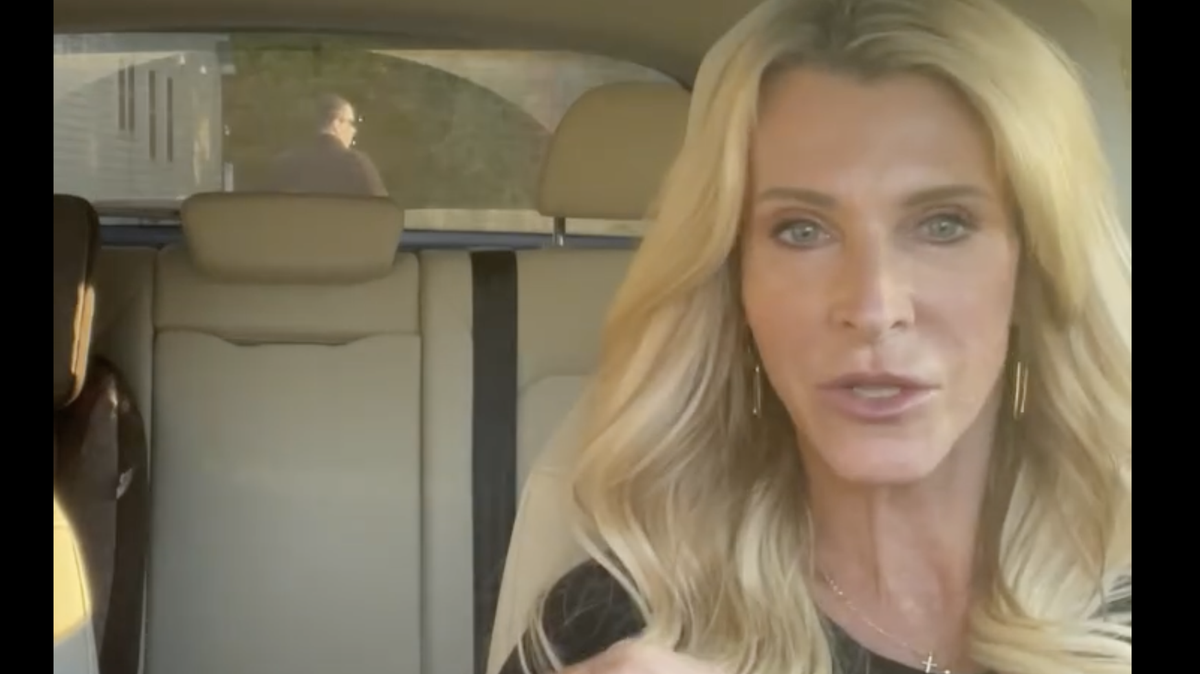 Joan Vassos sits in the car with her daughter discussing the bullying she’s endured.