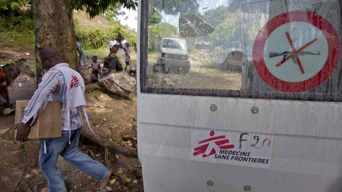 Doctors Without Borders/Médecins Sans Frontières is one of the few humanitarian aid groups in Haiti providing assistance to the population increasingly without access to hospitals as gang violence escalates.