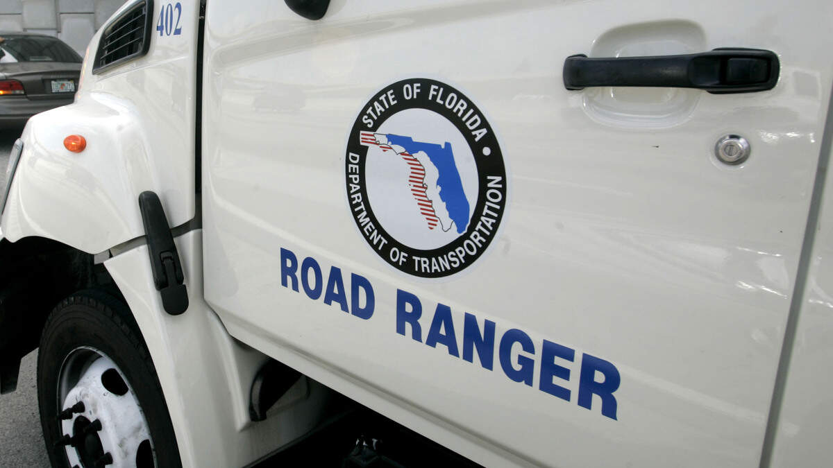 A Road Ranger was injured in an accident on Interstate 595 in Davie on Tuesday, June 5, 2018.