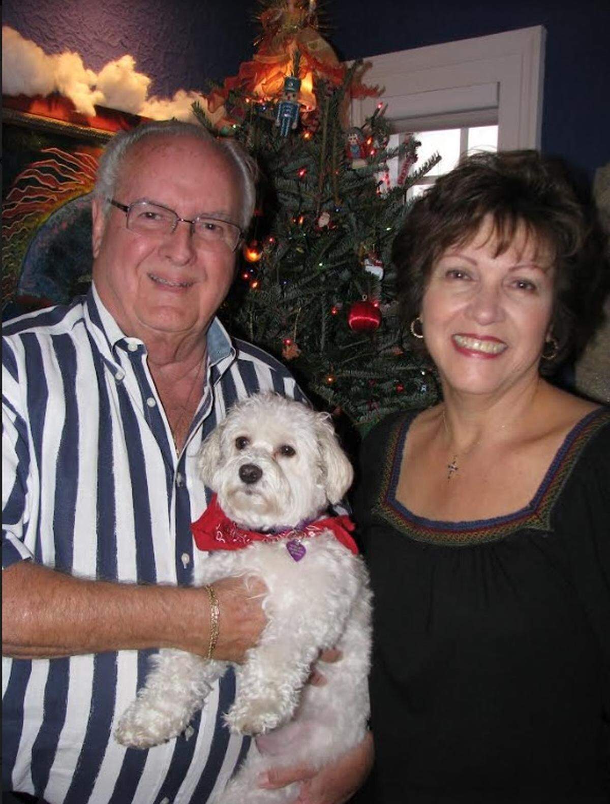 Tony San Pedro and his second wife, Vivian. The couple married in 1997.