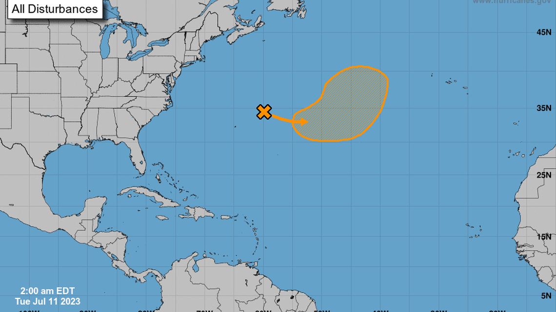 Tropical depression may form in Atlantic this week. What hurricane center forecast says