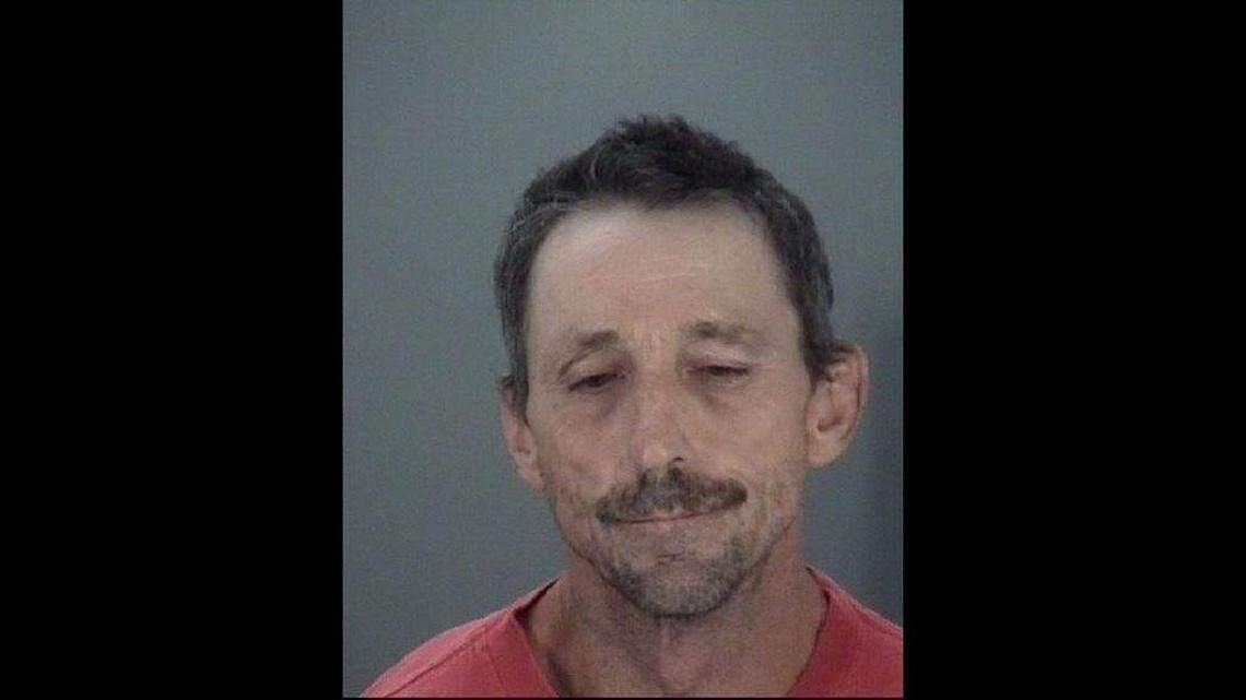 Lonnie Maddox, 52, was arrested on charges of burglary of a dwelling after he rode horseback to the home