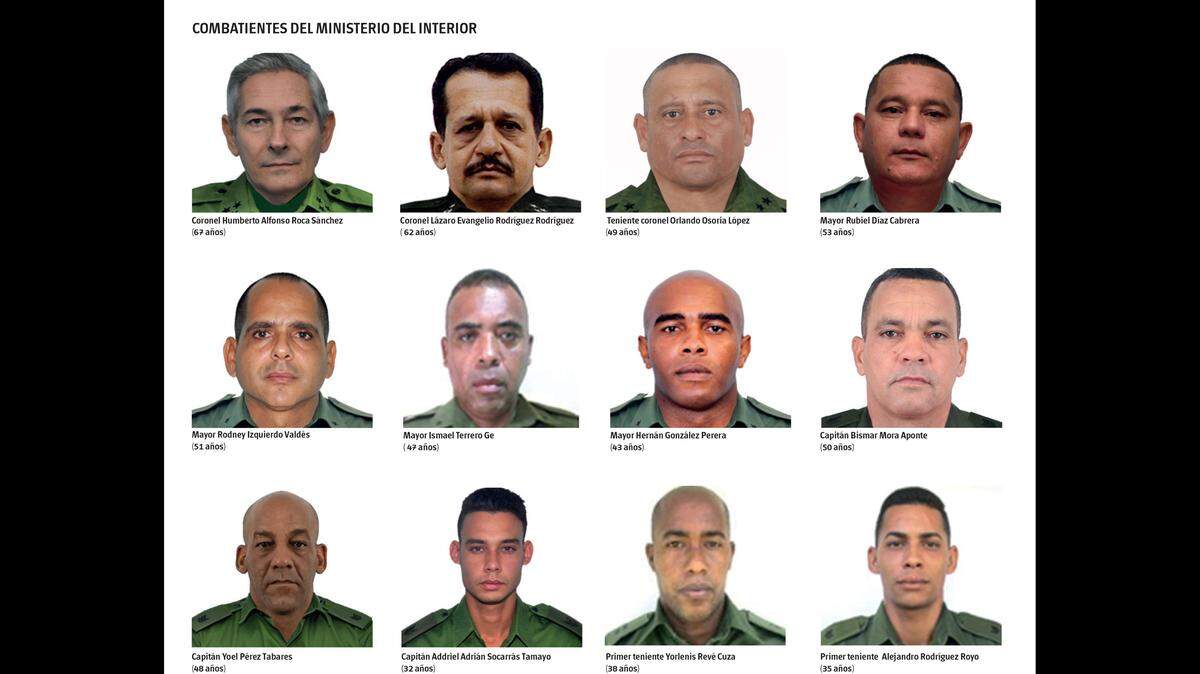 Los medios estatales cubanos publicaron imágenes de 32 oficiales y soldados cubanos que murieron durante la operación militar estadounidense para capturar al gobernante venezolano Nicolás Maduro. Las imágenes presentan indicios de haber sido manipuladas con un programa informático.