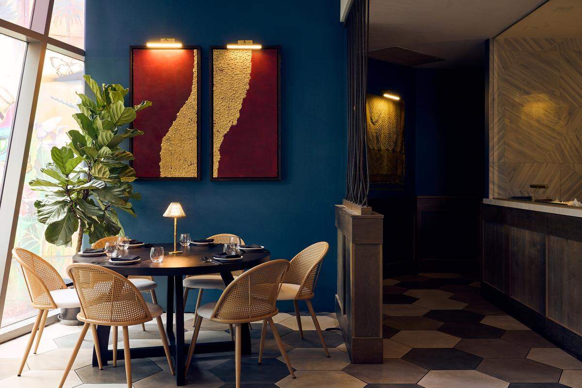 The interior of Wayan in Wynwood.