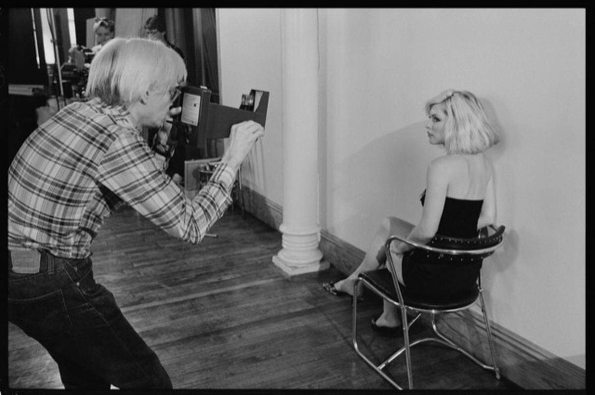 Andy Warhol photographs Deborah Harry in this image from Chris Stein’s “Me, New York City, and the Punk Scene” photo book, published by Rizzoli New York in 2018.