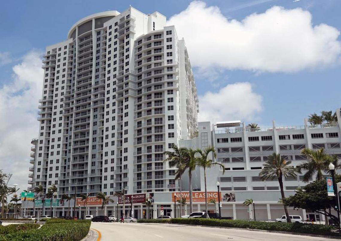 The Hollywood Circle project officially opens Friday, June 1. It includes  the 25 story CIRC Residences with 386 high-rise apartment and the recently opened 11 story 111 room CIRC Hotel.