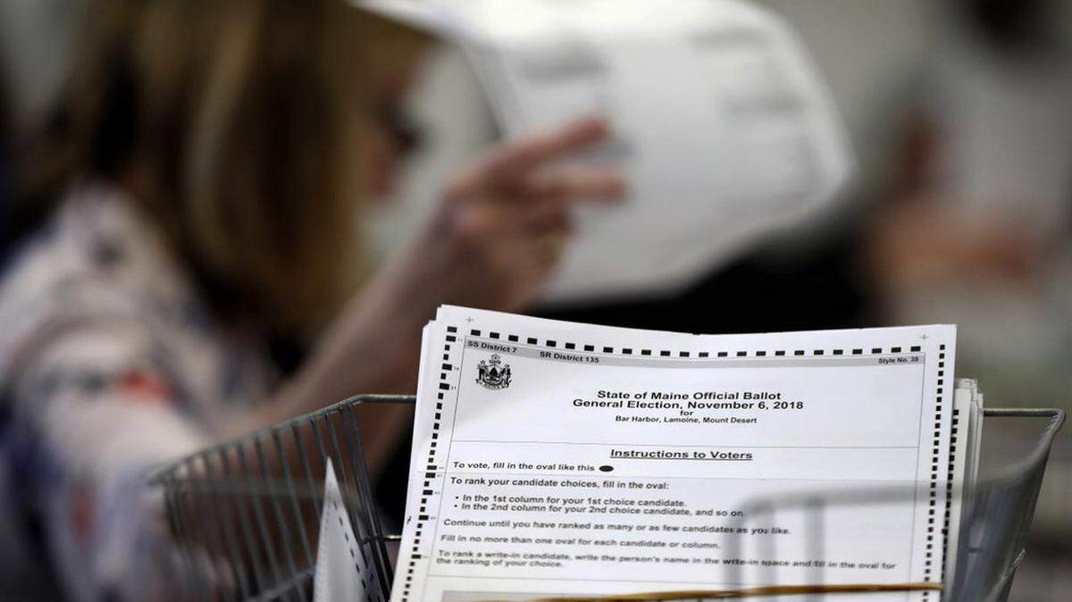 Maine used ranked-choice voting in the 2020 presidential race  after the Maine Supreme Court ruled the state Republican Party failed to gain enough signatures for a referendum to reject a state law expanding ranked choice voting. 