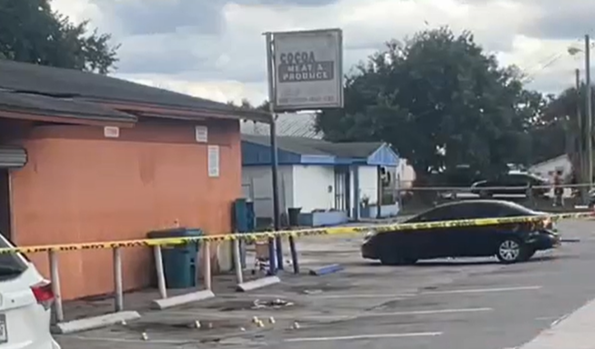 The child’s stroller remained at the scene as deputies searched the store’s parking lot for clues in the parking lot.