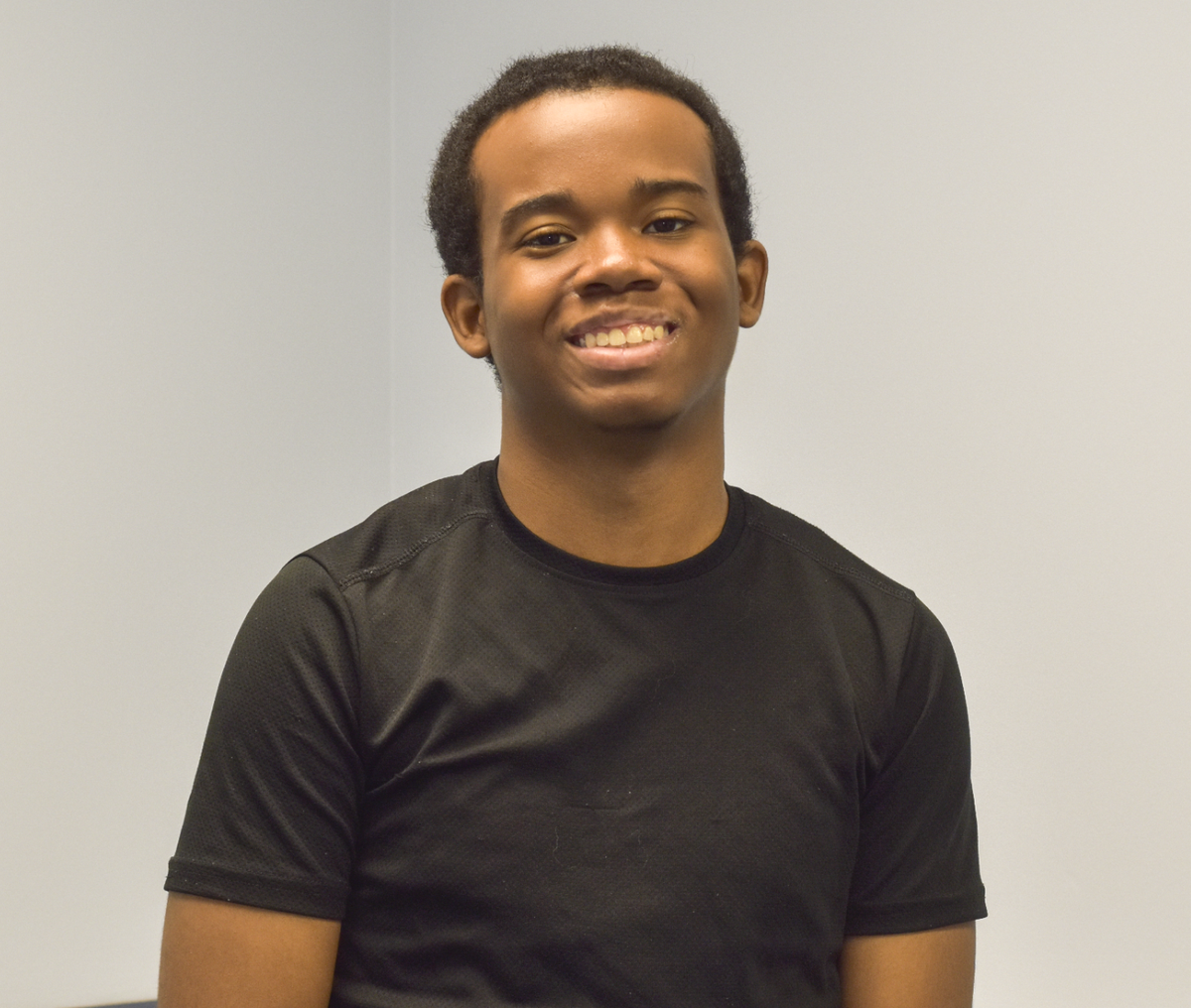 Rasaan McCall, 20, would like to receive school supplies and also a gift card to take his grandmother out for a nice dinner this holiday season.