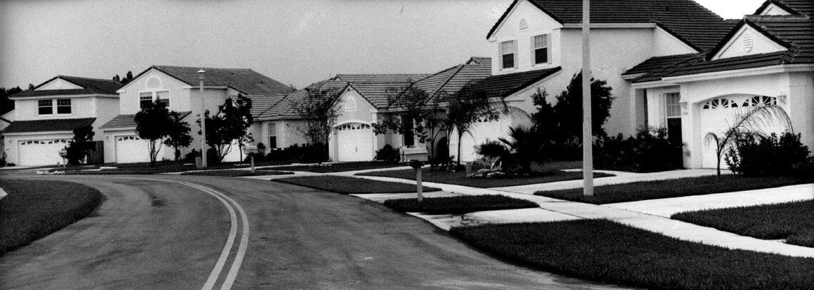 The Silver Lakes community in 1992 as thousands of people were moving to Pembroke Pines after Hurricane Andrew.