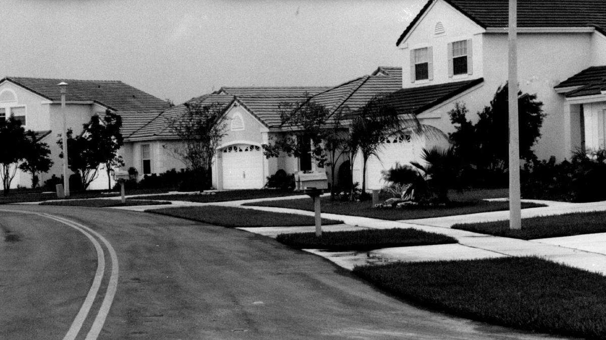 The Silver Lakes community in 1992 as thousands of people were moving to Pembroke Pines after Hurricane Andrew. 
