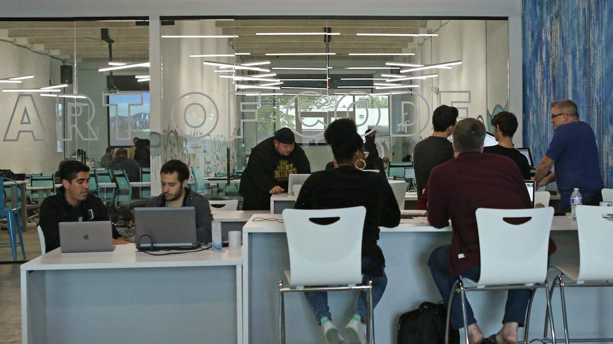 A general view of the Wyncode Academy on Wednesday, July 18, 2018, in Miami.