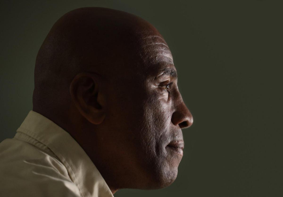 On Sunday, March 21, 2021, Lyle Muhammad, executive director of Circle of Brotherhood, is photographed while reflecting on the meaning and purpose of its relocation program that has transformed the lives of public housing residents.