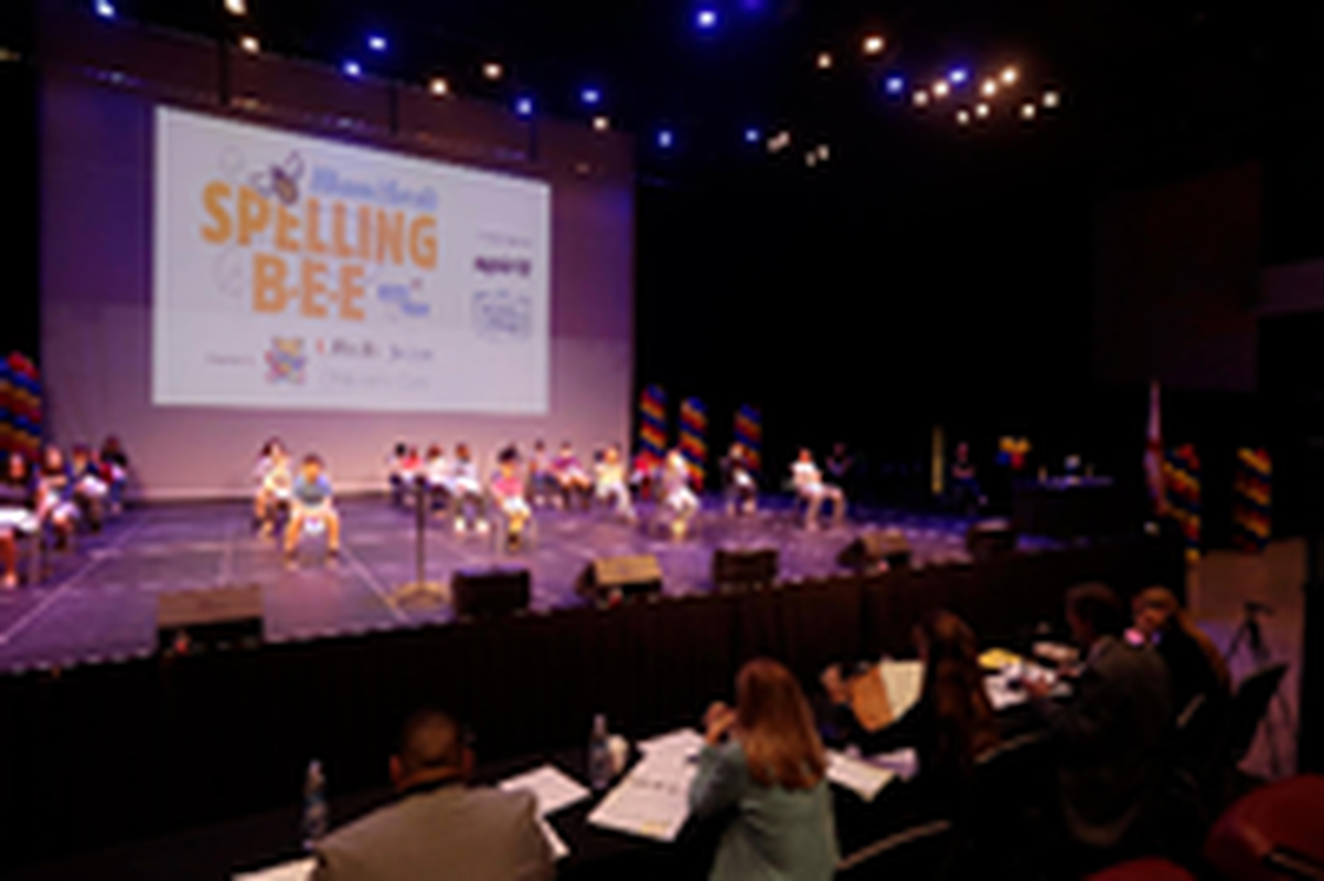 The Miami Herald Broward Spelling Bee at the Charles F. Dodge City Center in Pembroke Pines on Thursday, March 17, 2022. Twenty-five students from first to eighth grade from schools across the county participated in the finals.