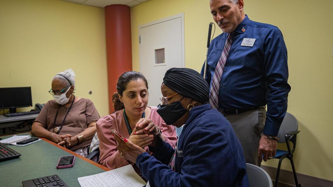 70 percent of blind adults are unemployed. Miami Lighthouse is helping to change that
