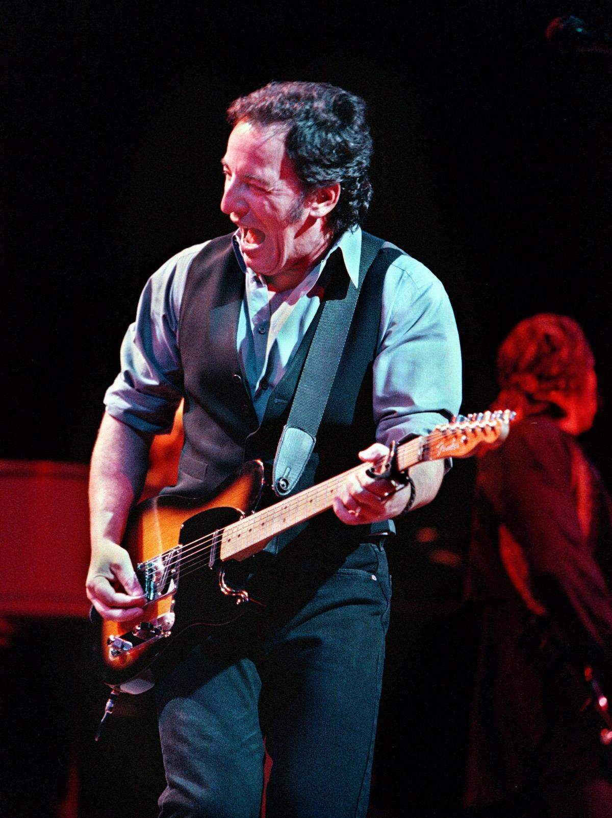 Bruce Springsteen in 2000 at the National Car Rental Center in Sunrise.
