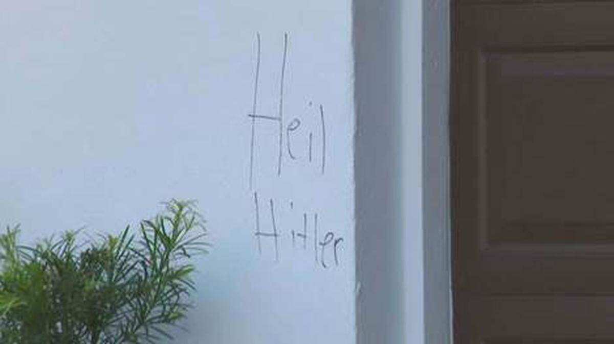 Someone wrote “Heil Hitler” on the outside of an Aventura home. The case is one of 91 anti-Semitic incidents in Florida in 2019, according to the Anti-Defamation League.