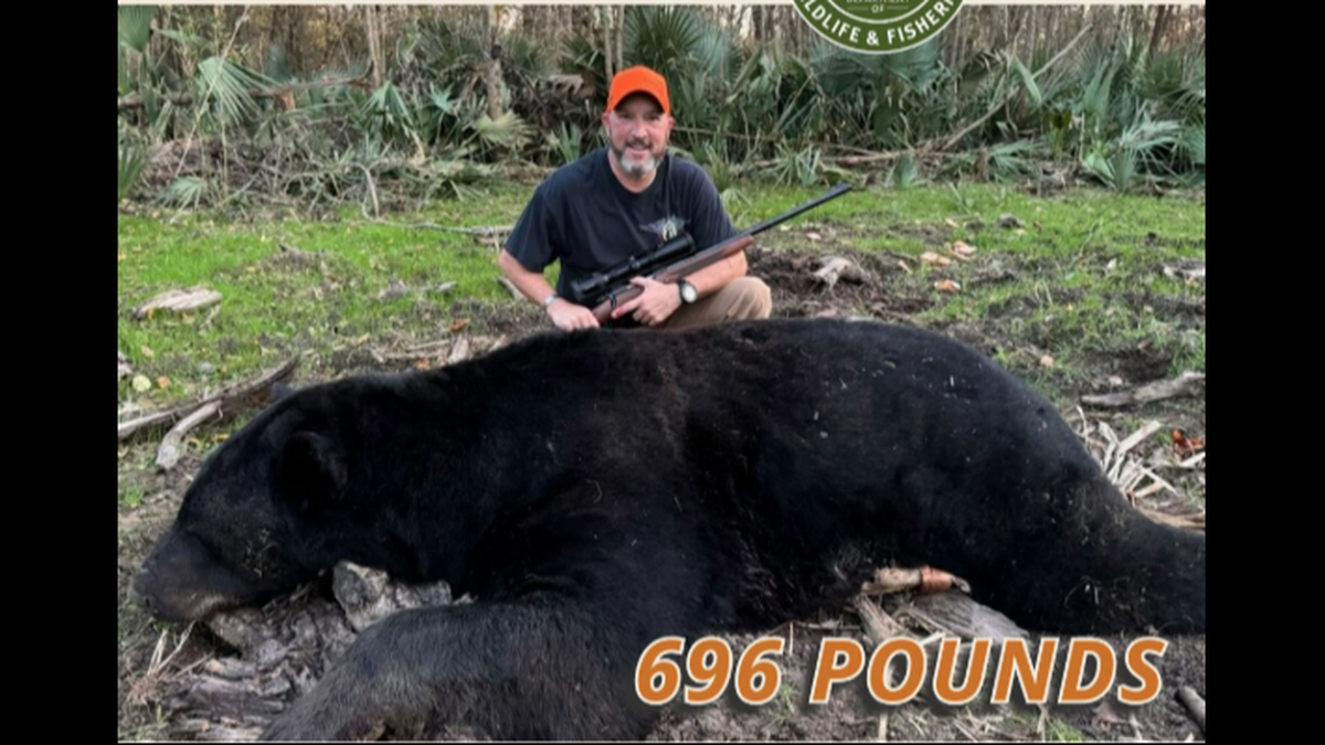 U.S. Army veteran Deron Santiny encountered the bear during the state’s first sanctioned bear hunt in 35 years, the Louisiana Department of Wildlife and Fisheries said in a Jan. 6 Facebook post.