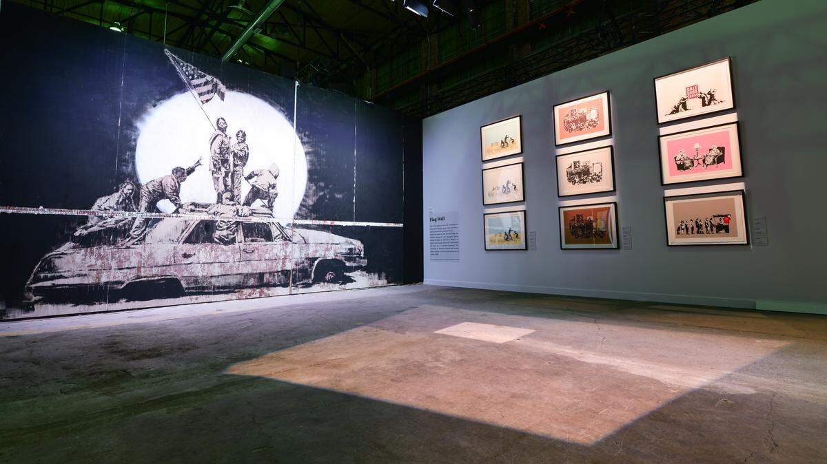 “The Art of Banksy,” a showcase of 80 original works created by the enigmatic street artist, makes its U.S. premiere Dec. 1 at Magic City Studios in Little Haiti.  The show runs through Feb. 28, 2019.