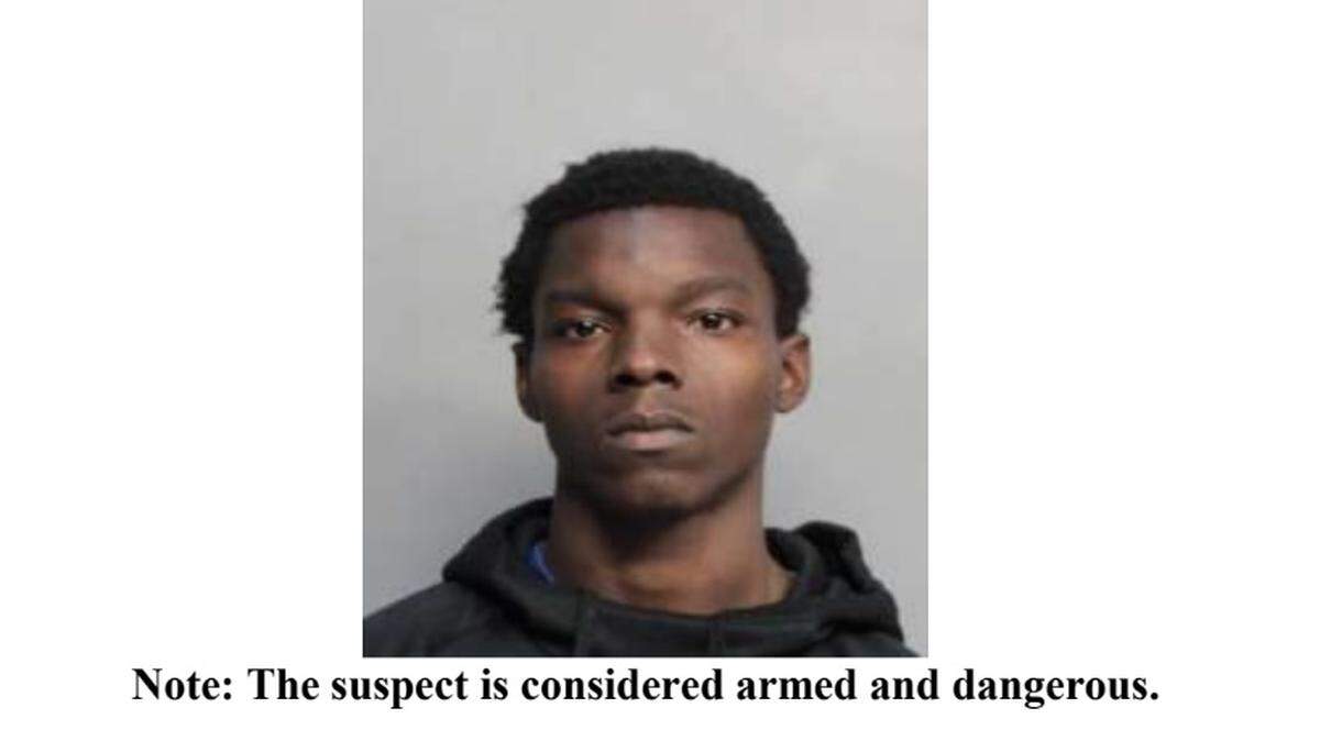 Miami police officers are searching for Deondre McDuffy for the shooting that killed 17-year old Northwestern High honors student Kimson Green and Rickey Dixon, 18, a former student at the school.