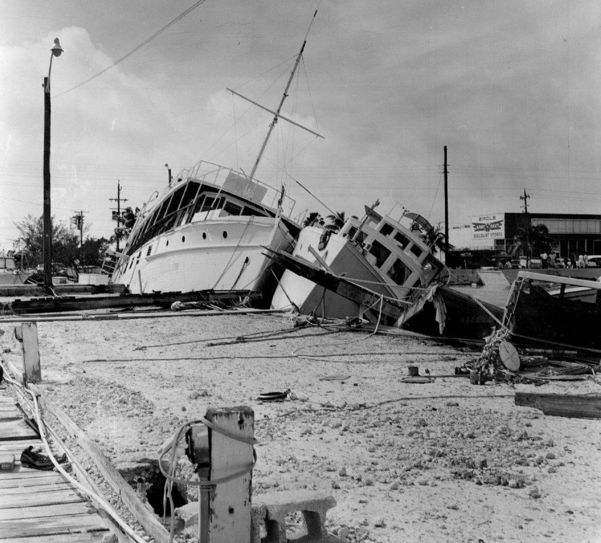 Hurricane Betsy in Key West.